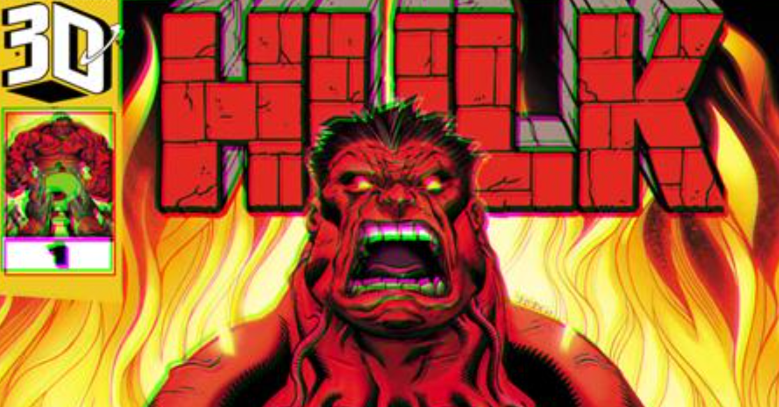 Red Hulk's Debut Issue Gets New 3D Edition!