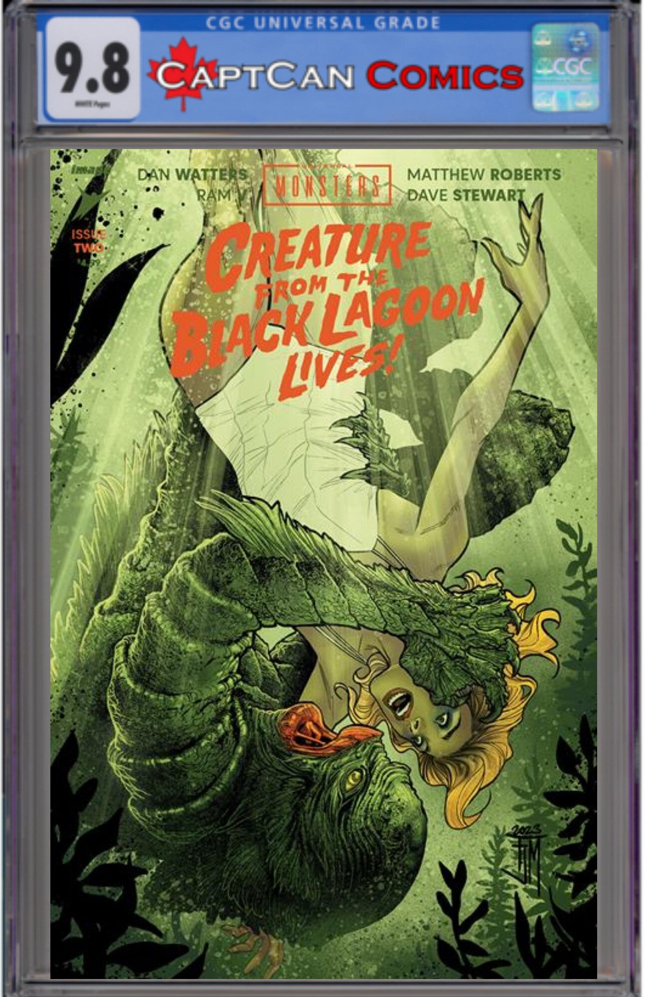 UNIVERSAL MONSTERS CREATURE FROM THE BLACK LAGOON LIVES #2 (OF 4) CVR B FRANCIS MANAPUL VAR