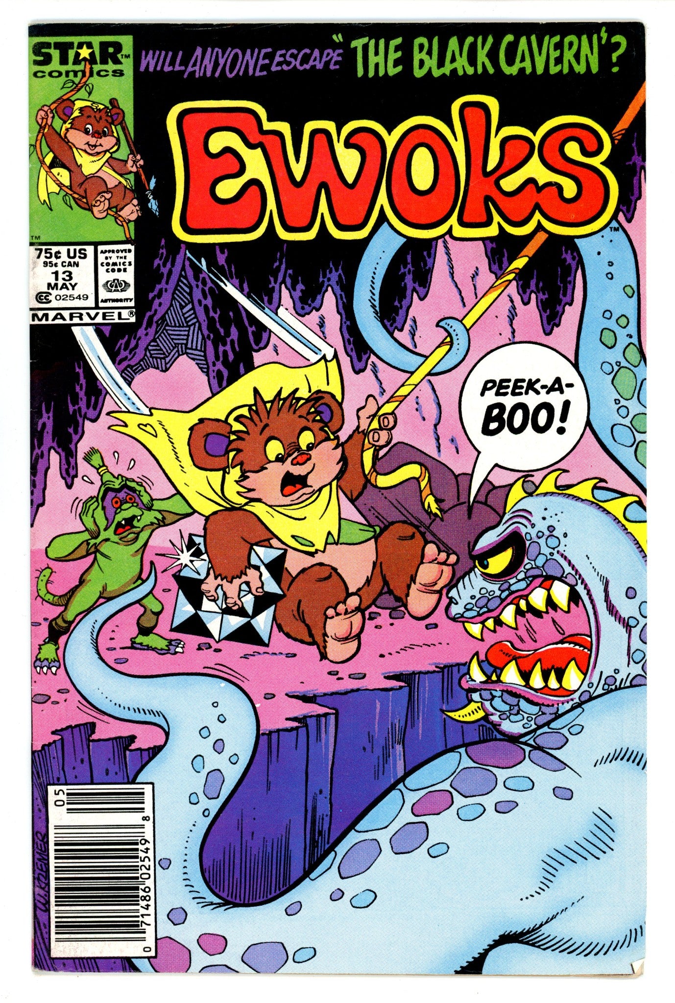 The Ewoks 13 FN- (5.5) (1987) Newsstand 