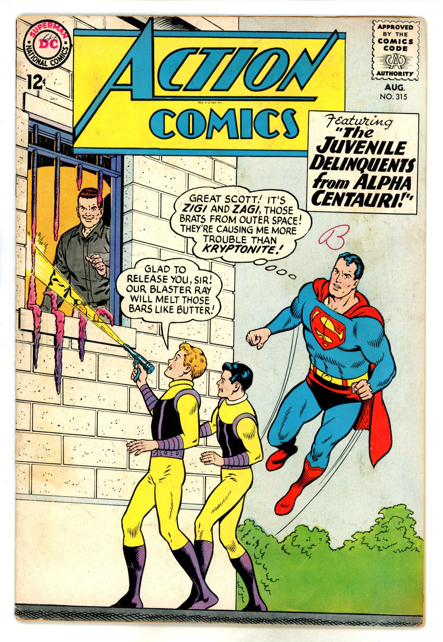 Action Comics Vol 1 315 VG