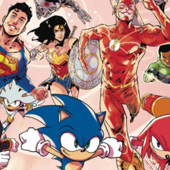 Sonic and the Justice League collide in new miniseries crossover
