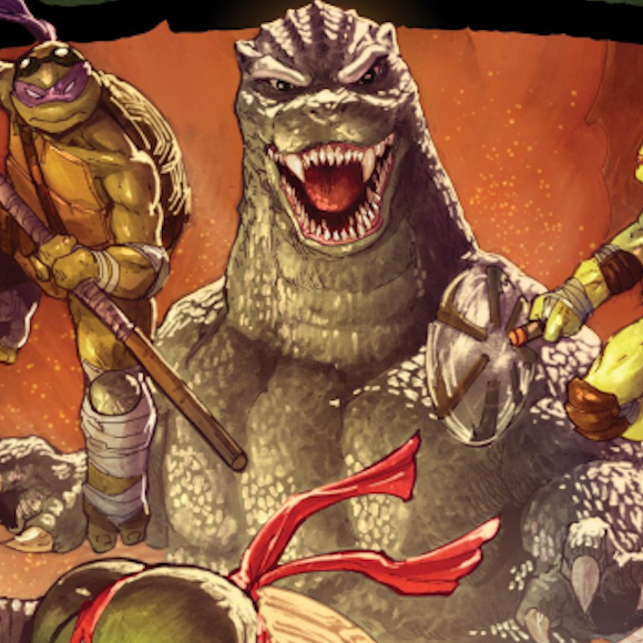 The Teenage Mutant NInja Turtles takes on Godzilla in new IDW Special