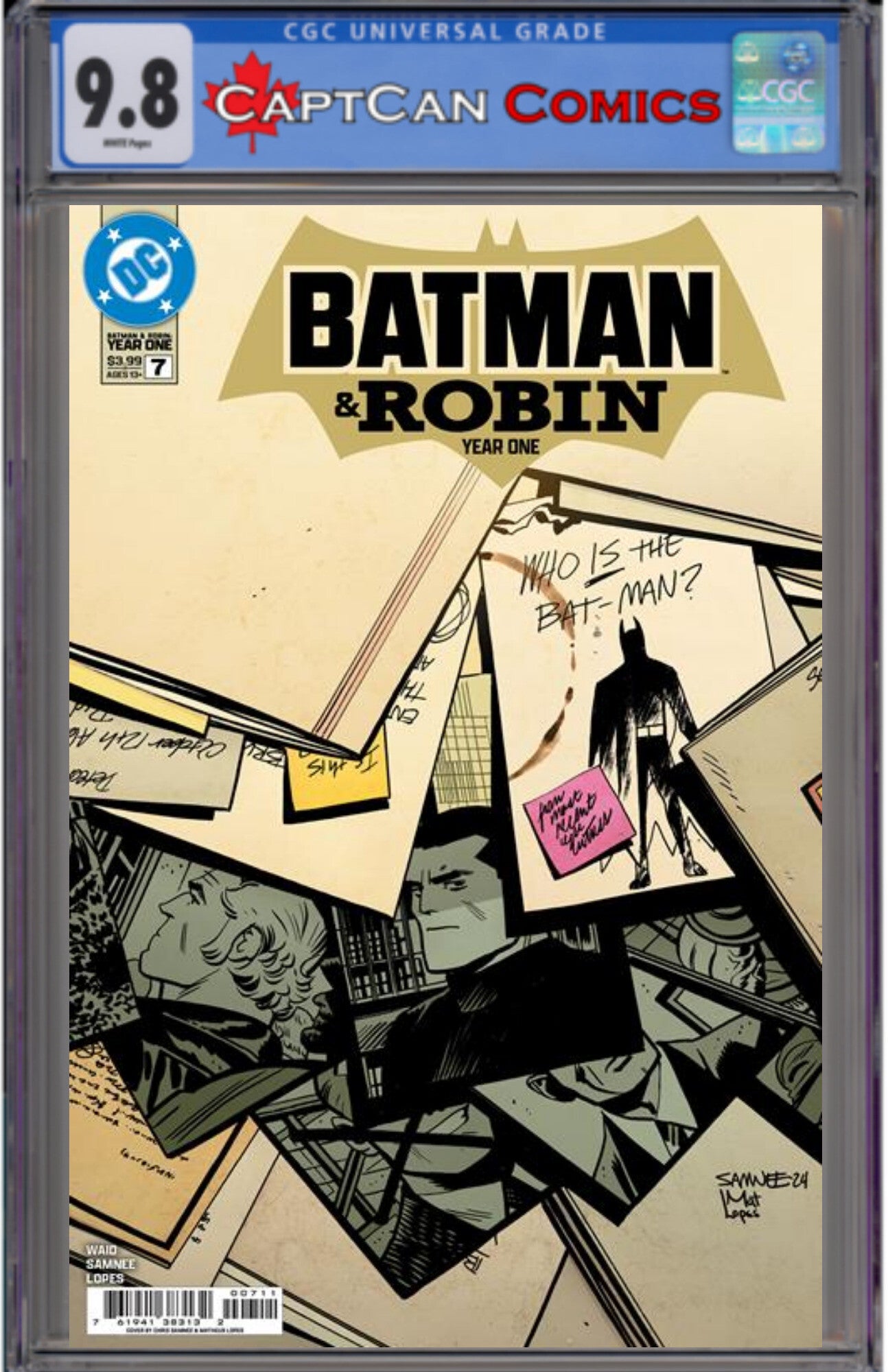 BATMAN & ROBIN YEAR ONE #7 (OF 12) CVR A CHRIS SAMNEE