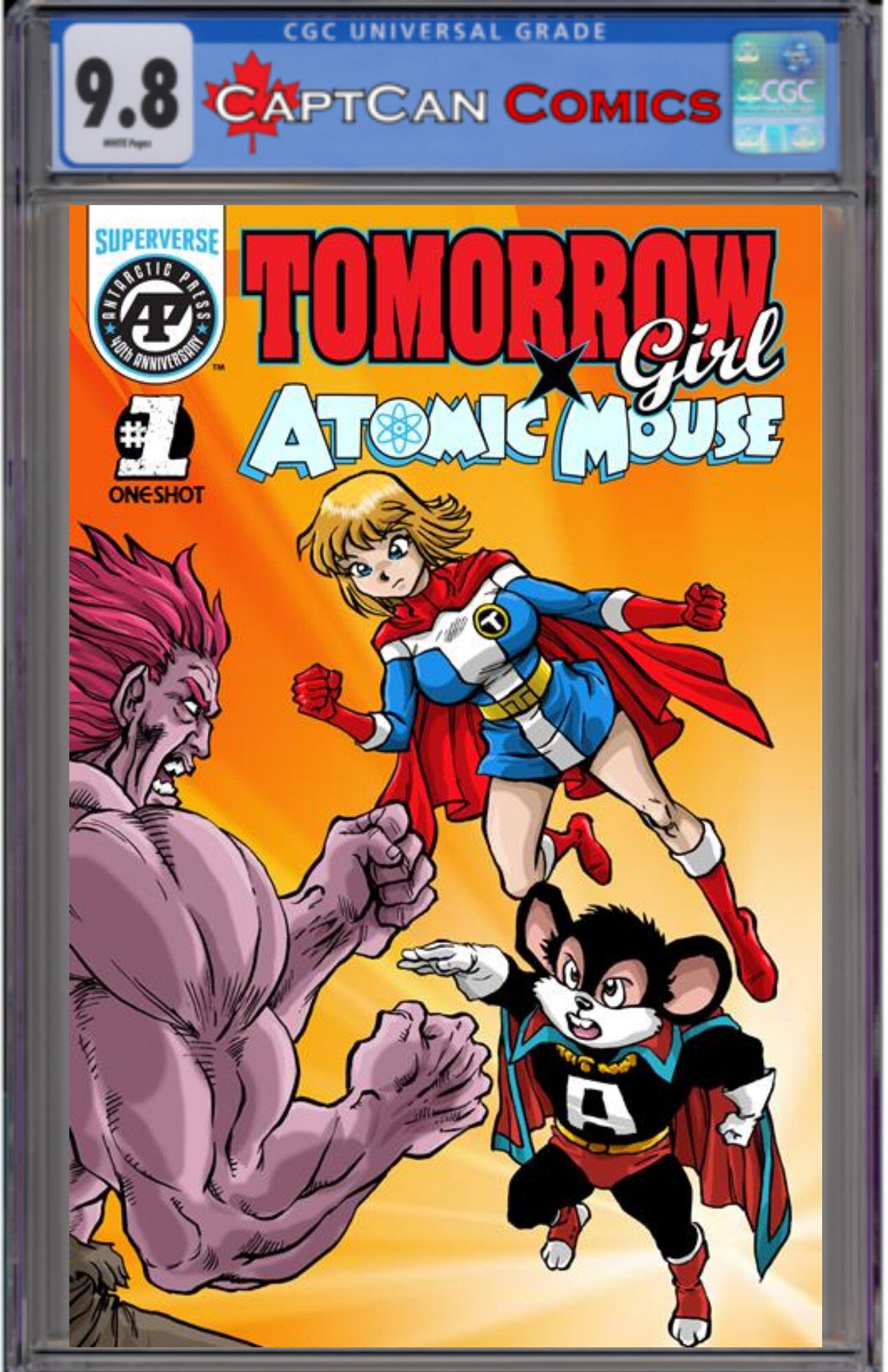 TOMORROW GIRL X ATOMIC MOUSE #1 CVR B BEN DUNN LUNAR EXCLUSIVE VAR (ONE SHOT)