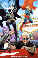 BATMAN SUPERMAN WORLDS FINEST #37 CVR D DAN MORA GUY FIERI CAMEO CARD STOCK VAR thumbnail