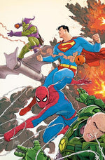 DC MARVEL SUPERMAN SPIDER-MAN #1 (ONE SHOT) CVR J MIKEL JANIN SUPERMAN & SPIDER-MAN VS LEX LUTHOR & GREEN GOBLIN CARD STOCK VAR thumbnail