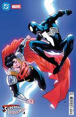 DC MARVEL SUPERMAN SPIDER-MAN #1 (ONE SHOT) CVR R DANIEL SAMPERE SUPER-BOY PRIME & SPIDER-MAN BLACK CARD STOCK VAR thumbnail