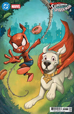 DC MARVEL SUPERMAN SPIDER-MAN #1 (ONE SHOT) CVR W CHRISSIE ZULLO KRYPTO & SPIDER-HAM CARD STOCK VAR thumbnail