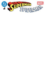 DC MARVEL SUPERMAN SPIDER-MAN #1 (ONE SHOT) CVR Z BLANK CARD STOCK VAR thumbnail