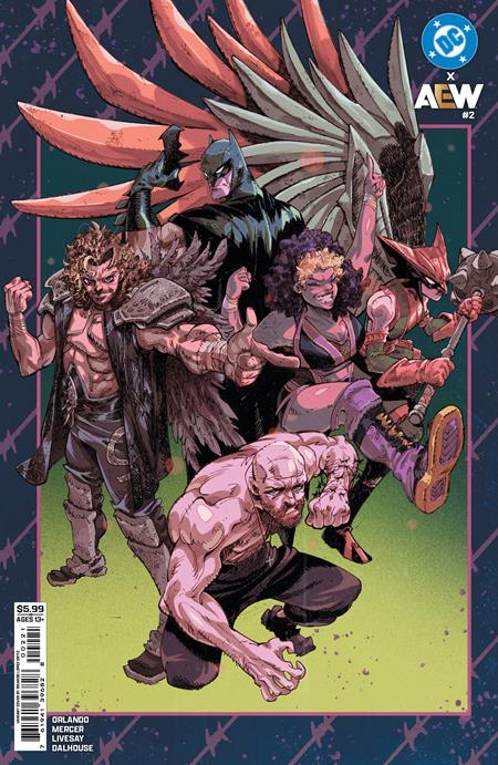 DC X AEW #2 (OF 2) CVR B RICARDO LOPEZ ORTIZ CARD STOCK VAR