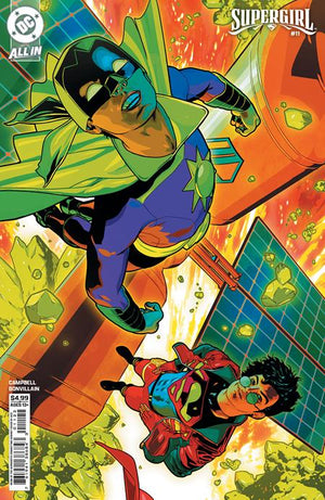 SUPERGIRL #11 CVR H ACO REIGN OF THE SUPERBOYS CONNECTING CARD STOCK VAR