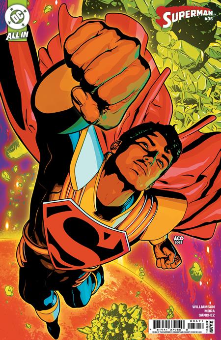 SUPERMAN #36 CVR G ACO REIGN OF THE SUPERBOYS CONNECTING CARD STOCK VAR
