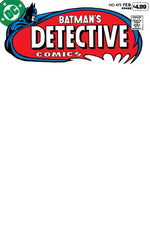 DETECTIVE COMICS #475 FACSIMILE EDITION CVR B BLANK CARD STOCK VAR (2026 EDITION) thumbnail