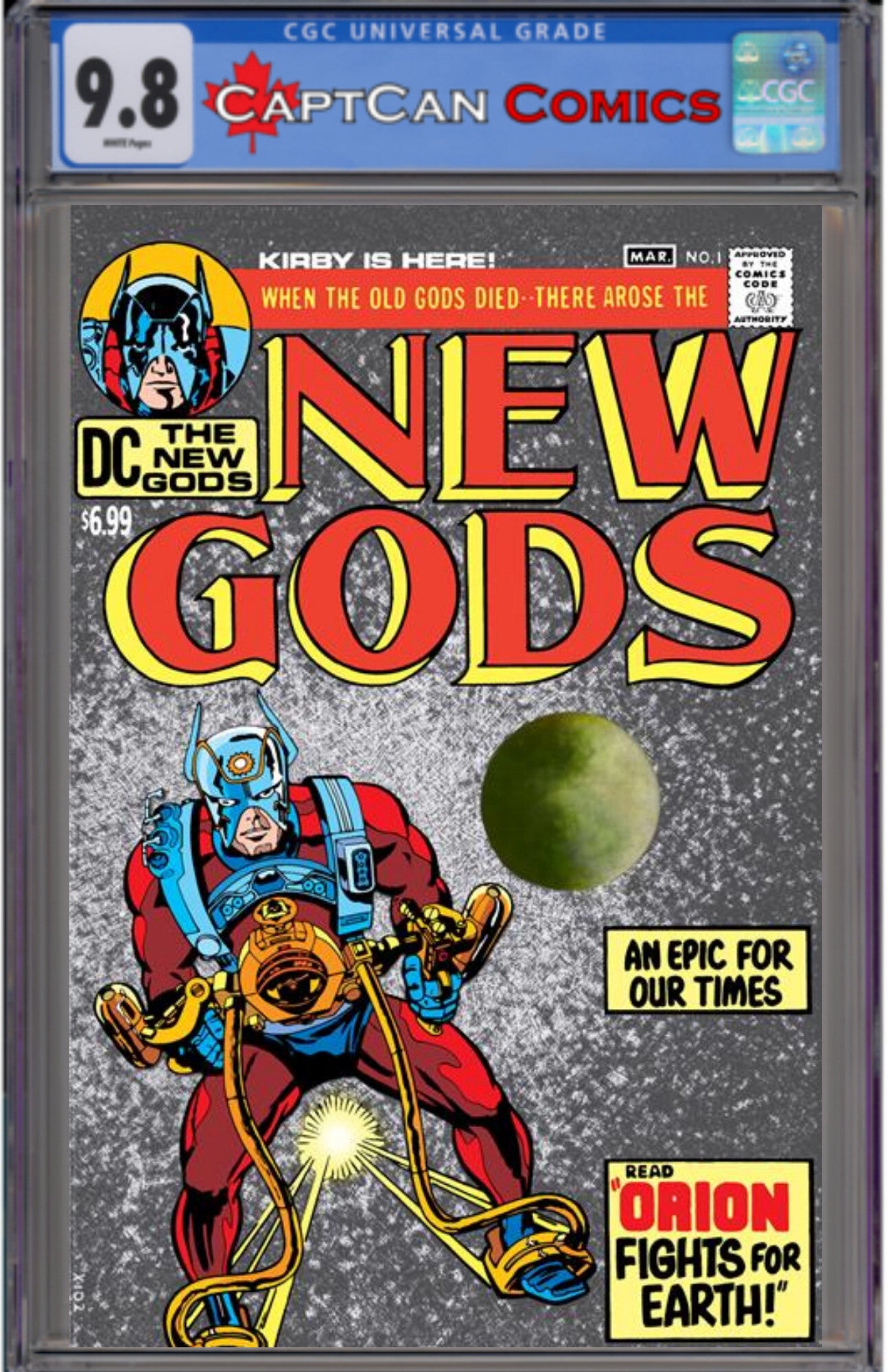 NEW GODS #1 FACSIMILE EDITION CVR B JACK KIRBY FOIL VAR