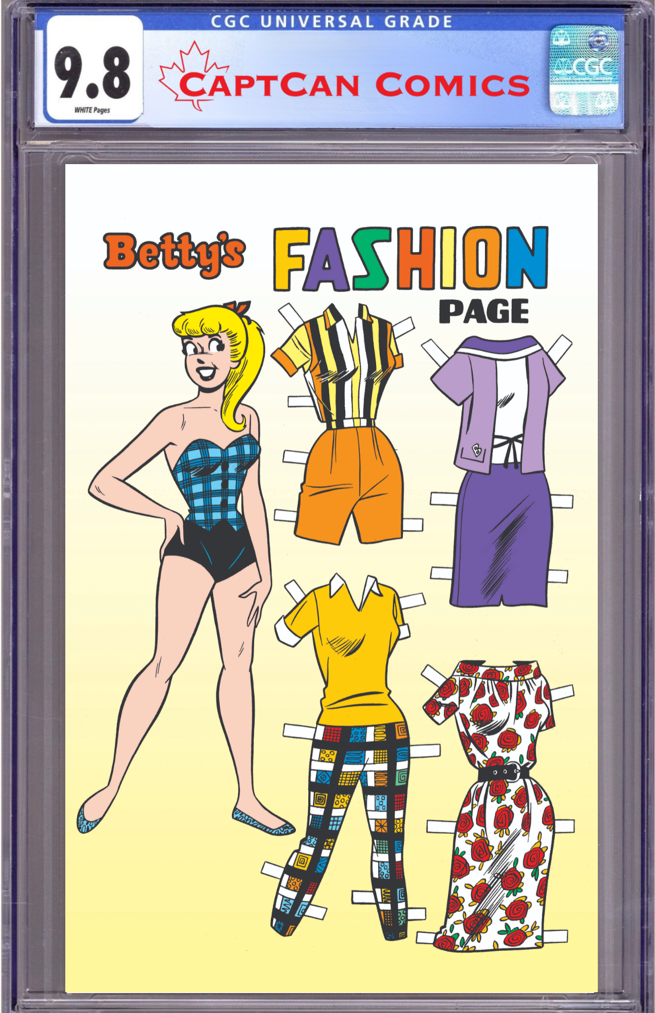 ARCHIE COMICS 85TH ANNIVERSARY PRESENTS BETTY & VERONICA FASHION PAGES (ONE-SHOT) CVR B DAN DECARLO BETTY PIN-UP VAR