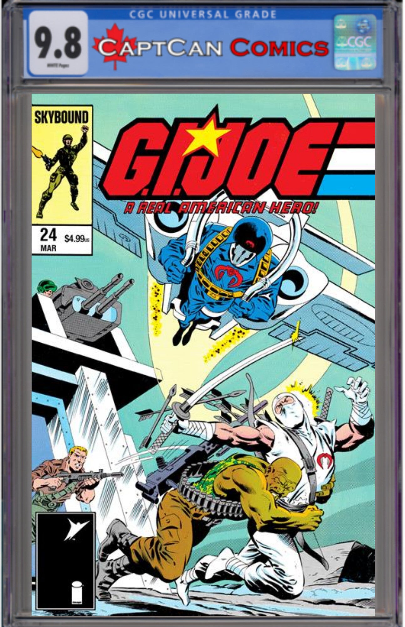 GI JOE A REAL AMERICAN HERO #24 HAMA FILES EDITION #24 CVR C MIKE ZECK & JOHN BEATTY FOIL VAR