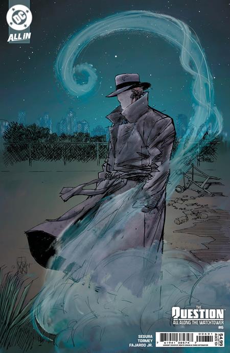 QUESTION ALL ALONG THE WATCHTOWER #6 (OF 6) CVR C DENYS COWAN CARD STOCK VAR
