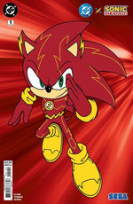 DC X SONIC THE HEDGEHOG #1 (OF 5) Second Printing Cvr B Flash Card Stock var thumbnail