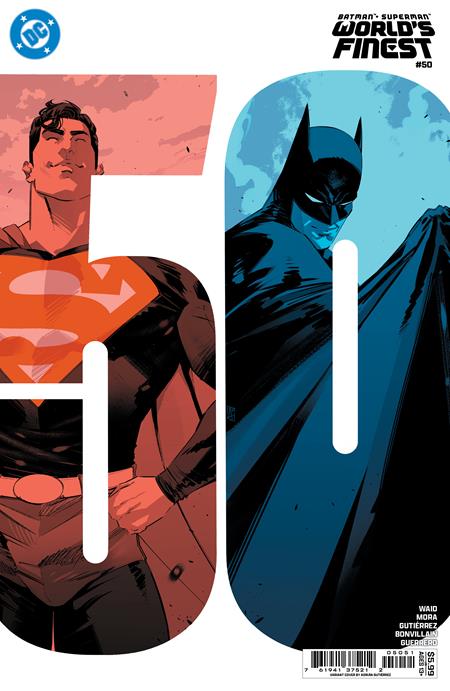 BATMAN SUPERMAN WORLDS FINEST #50 CVR E ADRIAN GUTIERREZ CARD STOCK VAR