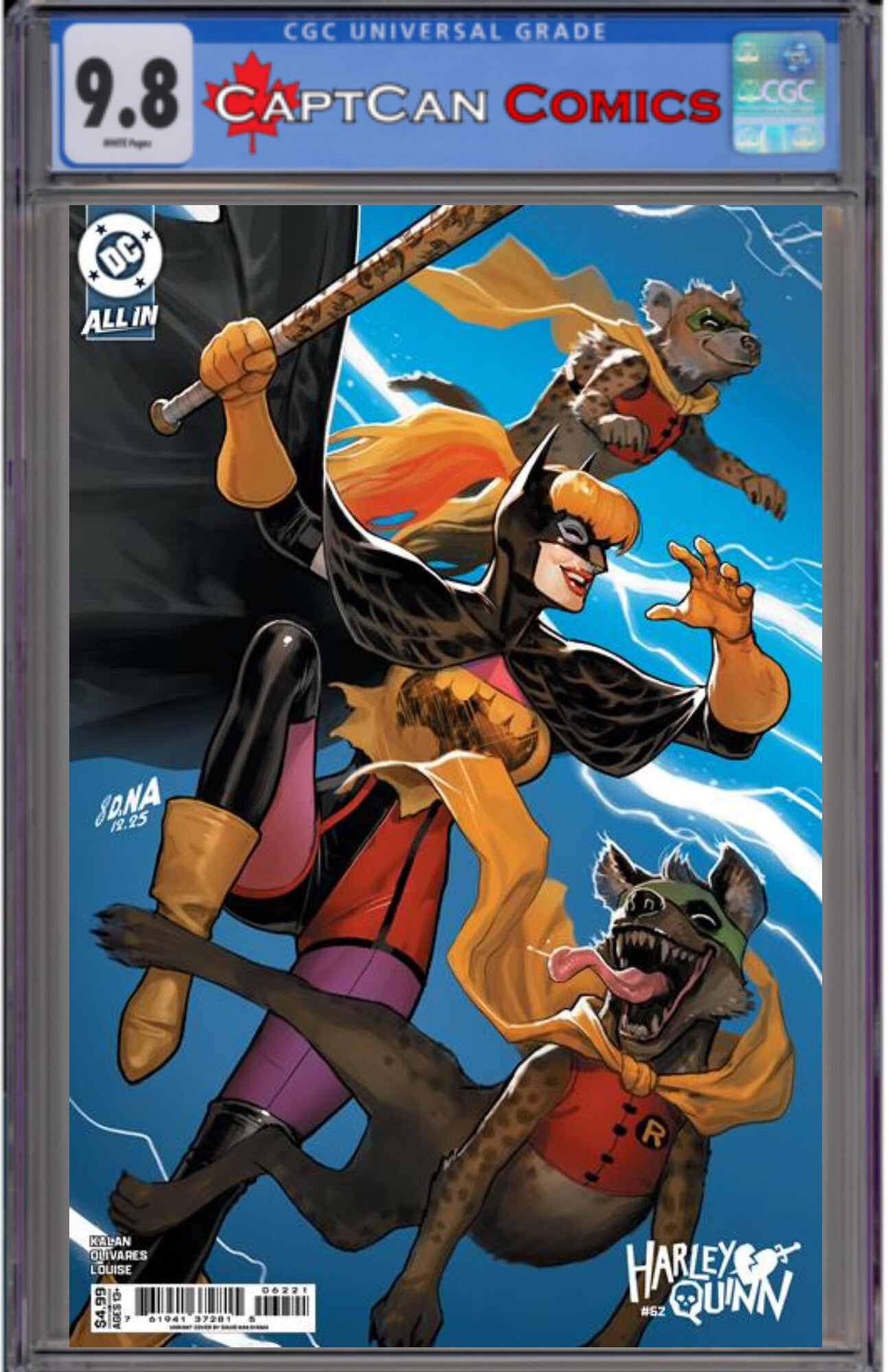 HARLEY QUINN #62 CVR B DAVID NAKAYAMA CARD STOCK VAR