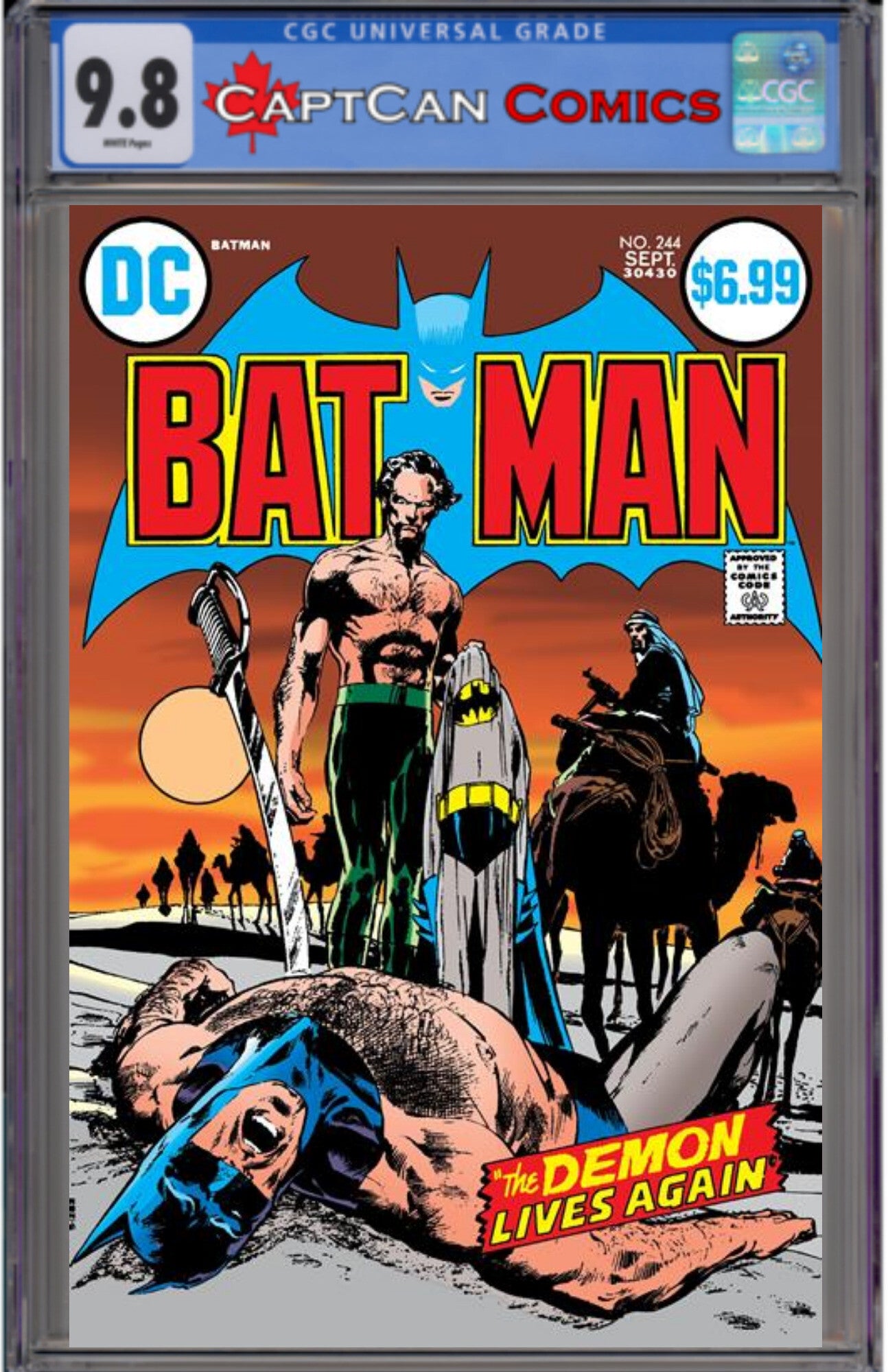 BATMAN #244 FACSIMILE EDITION CVR C NEAL ADAMS FOIL VAR