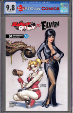 HARLEY QUINN X ELVIRA #4 CVR C JOSEPH MICHAEL LINSNER VAR thumbnail