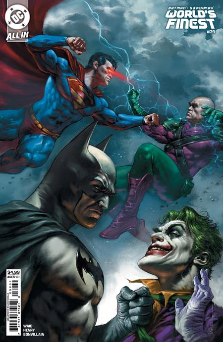 BATMAN SUPERMAN WORLDS FINEST #39 CVR B LUCIO PARRILLO CARD STOCK VAR (WE ARE YESTERDAY)
