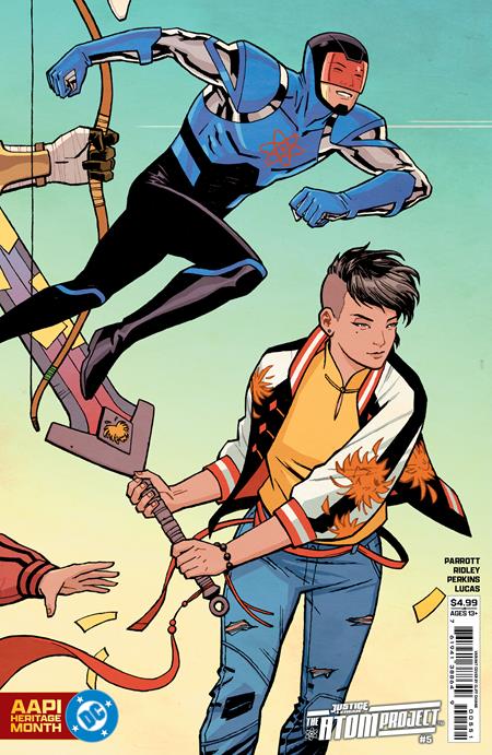 JUSTICE LEAGUE THE ATOM PROJECT #5 (OF 6) CVR D CLIFF CHIANG AAPI HERITAGE MONTH CONNECTING CARD STOCK VAR