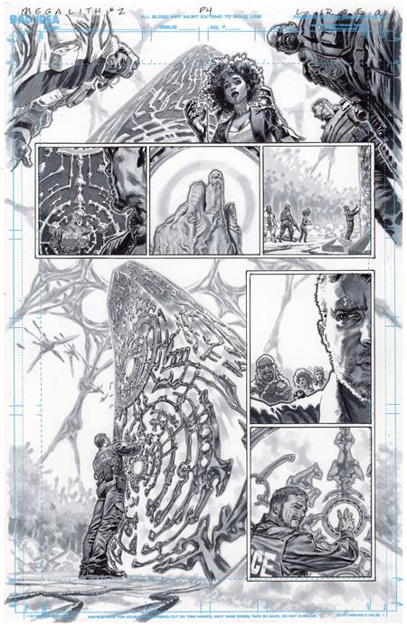 OLYMPUS SAGA MEGALITH #1 (OF 4) CVR X LEWIS LAROSA ORIGINAL ART EDITION 21 VAR