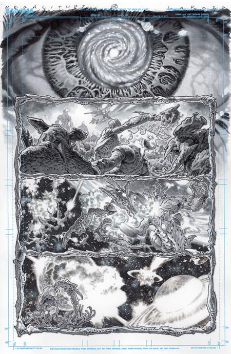 OLYMPUS SAGA MEGALITH #1 (OF 4) CVR AA LEWIS LAROSA ORIGINAL ART EDITION 24 VAR