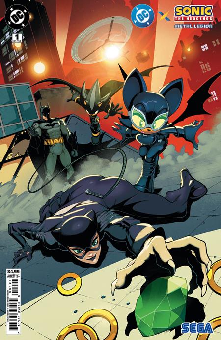 DC X SONIC THE HEDGEHOG THE METAL LEGION #1 (OF 5) CVR B ADAM BRYCE THOMAS CARD STOCK VAR