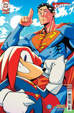SUPERMAN #38 CVR F DANIELE DI NICUOLO DC X SONIC CARD STOCK VAR (THE REIGN OF THE SUPERBOYS) thumbnail