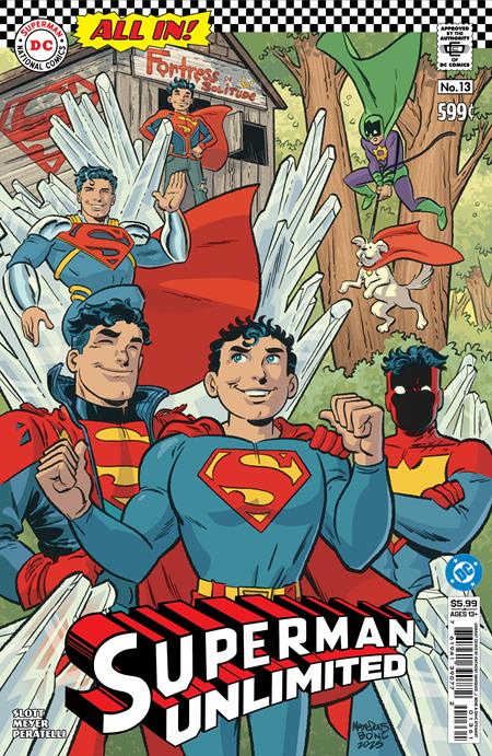 SUPERMAN UNLIMITED #13 CVR E ANTHONY MARQUES CARD STOCK VAR (THE REIGN OF THE SUPERBOYS)