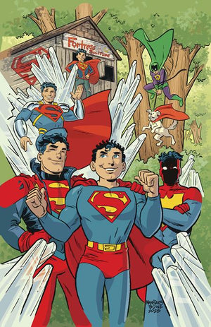 SUPERMAN UNLIMITED #13 CVR E ANTHONY MARQUES CARD STOCK VAR (THE REIGN OF THE SUPERBOYS)