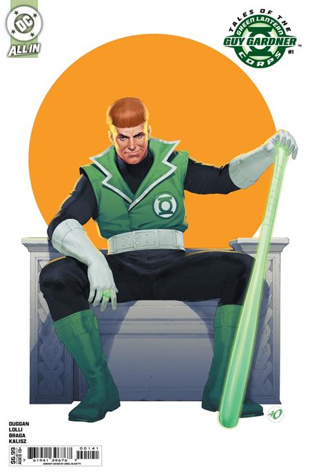 TALES OF THE GREEN LANTERN CORPS GUY GARDNER #1 (ONE SHOT) CVR D ARIEL OLIVETTI CARD STOCK VAR