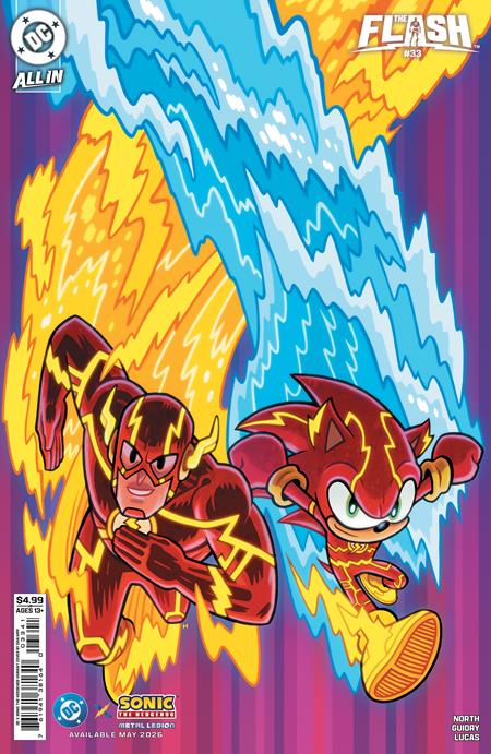 FLASH #33 CVR D DAN HIPP DC X SONIC CARD STOCK VAR