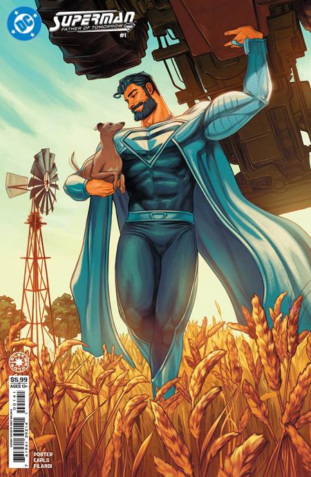 SUPERMAN FATHER OF TOMORROW #1 (OF 6) CVR D NIMIT MALAVIA CARD STOCK VAR