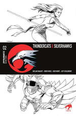 THUNDERCATS X SILVERHAWKS #2 CVR L DECLAN SHALVEY LINE ART VAR thumbnail