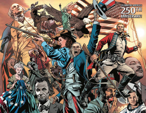 REDCOAT #19 CVR C BRYAN HITCH USA 250TH ANNIVERSARY WRAPAROUND VAR