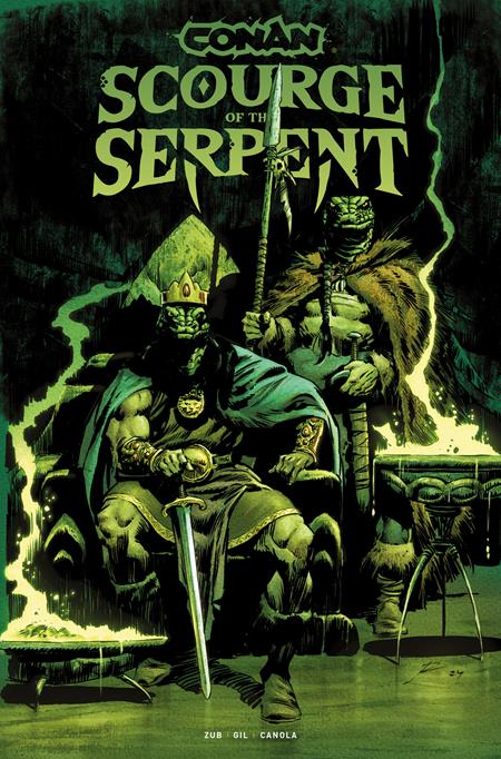 CONAN THE BARBARIAN SCOURGE OF THE SERPENT TP VOL 01 DIRECT MARKET EDITION ROBERTO DE LA TORRE GLOW IN THE DARK CVR (MR)