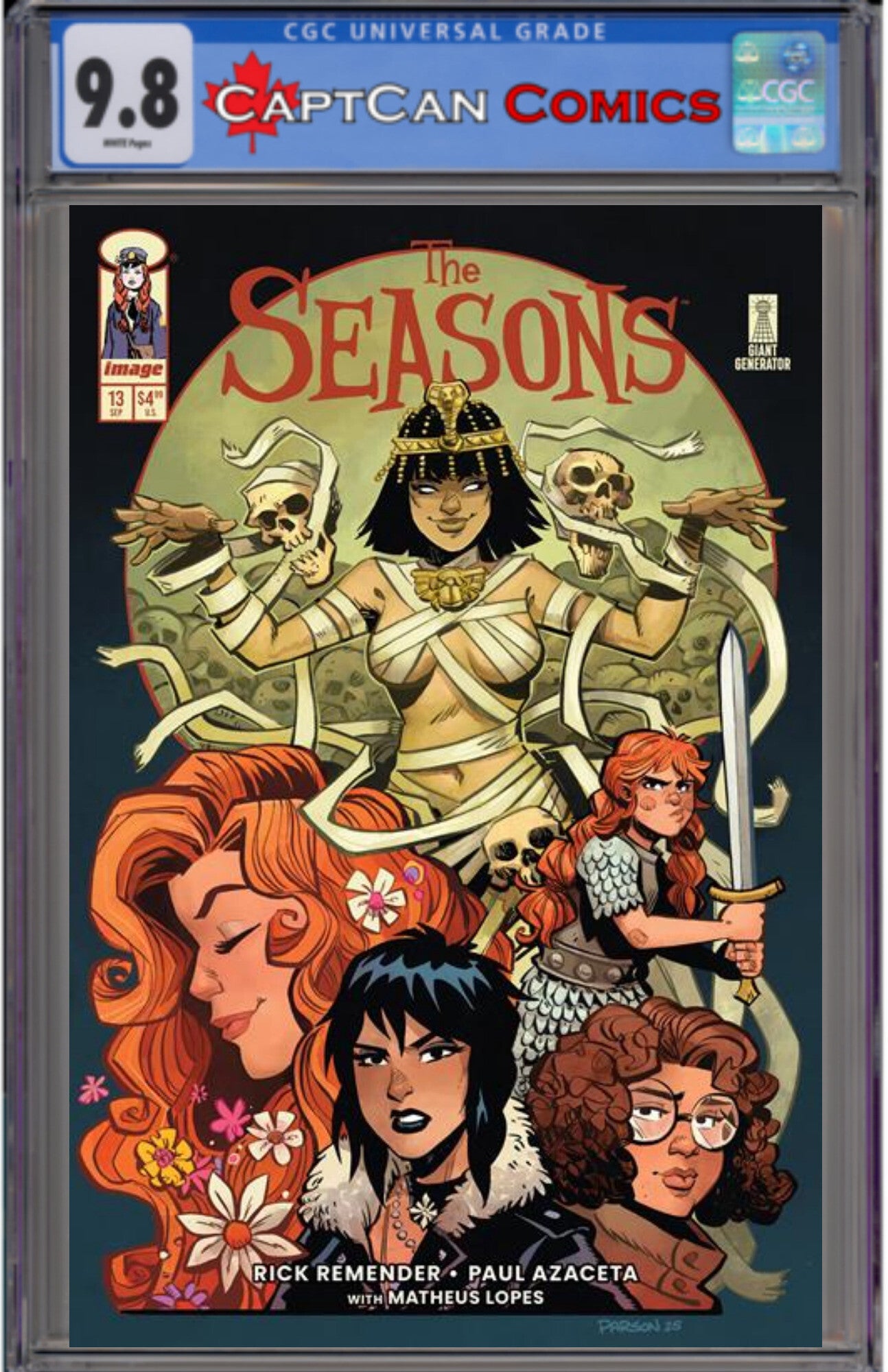SEASONS #13 CVR C BRETT PARSON VAR
