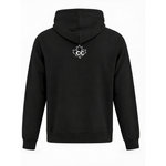 Black CaptCan hoodie — back thumbnail