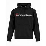 Black CaptCan hoodie — front thumbnail