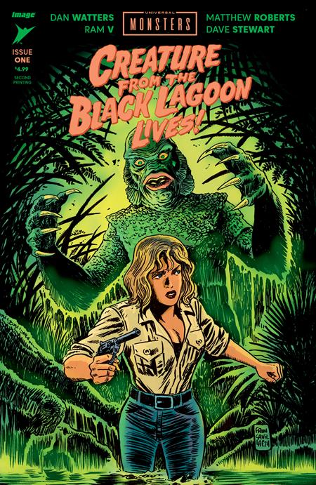 UNIVERSAL MONSTERS THE CREATURE FROM THE BLACK LAGOON LIVES #1 Second Printing