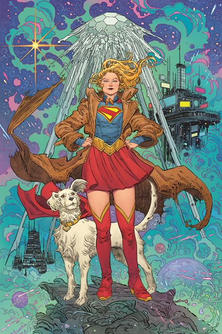 JUSTICE LEAGUE UNLIMITED #20 CVR F BILQUIS EVELY SUPERGIRL MOVIE CARD STOCK VAR