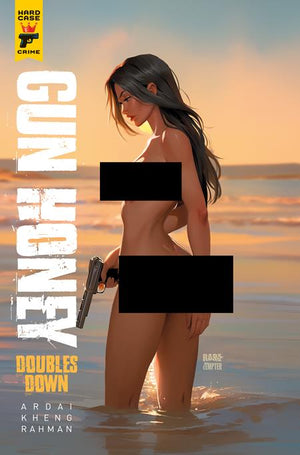 GUN HONEY DOUBLES DOWN #1 (OF 4) CVR E RARE TEMPTER WRAPAROUND NUDE BAGGED VAR (MR)