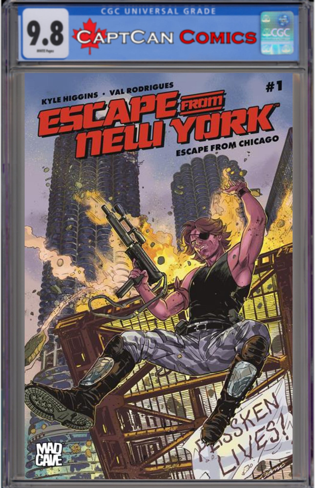 ESCAPE FROM NEW YORK ESCAPE FROM CHICAGO #1 CVR B DANICA BRINE VAR