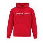 Red CaptCan hoodie — front thumbnail