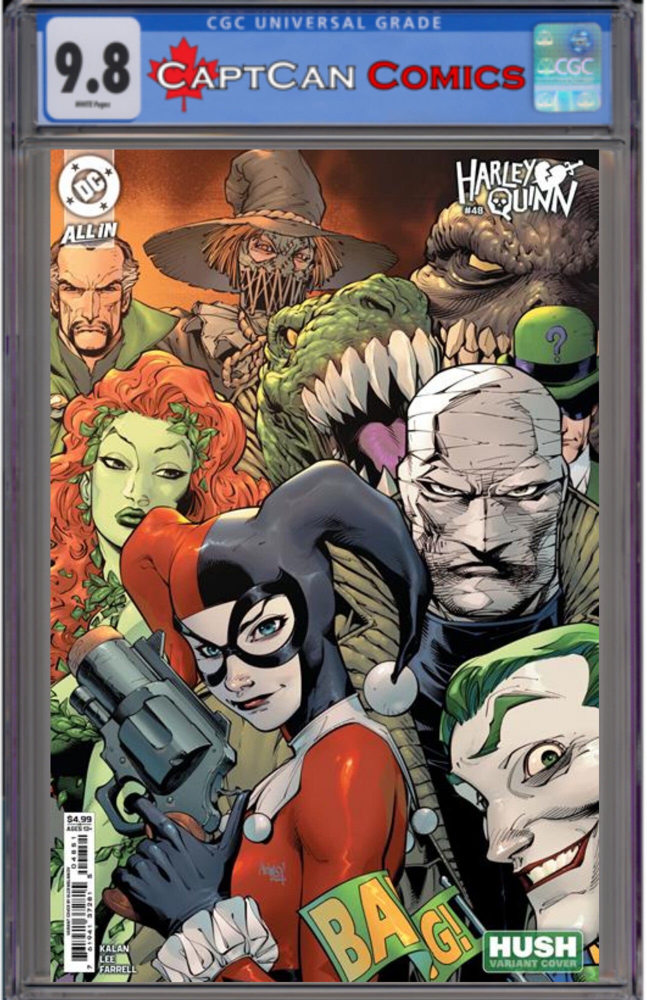 HARLEY QUINN #48 CVR D GLEB MELNIKOV HUSH CARD STOCK VAR