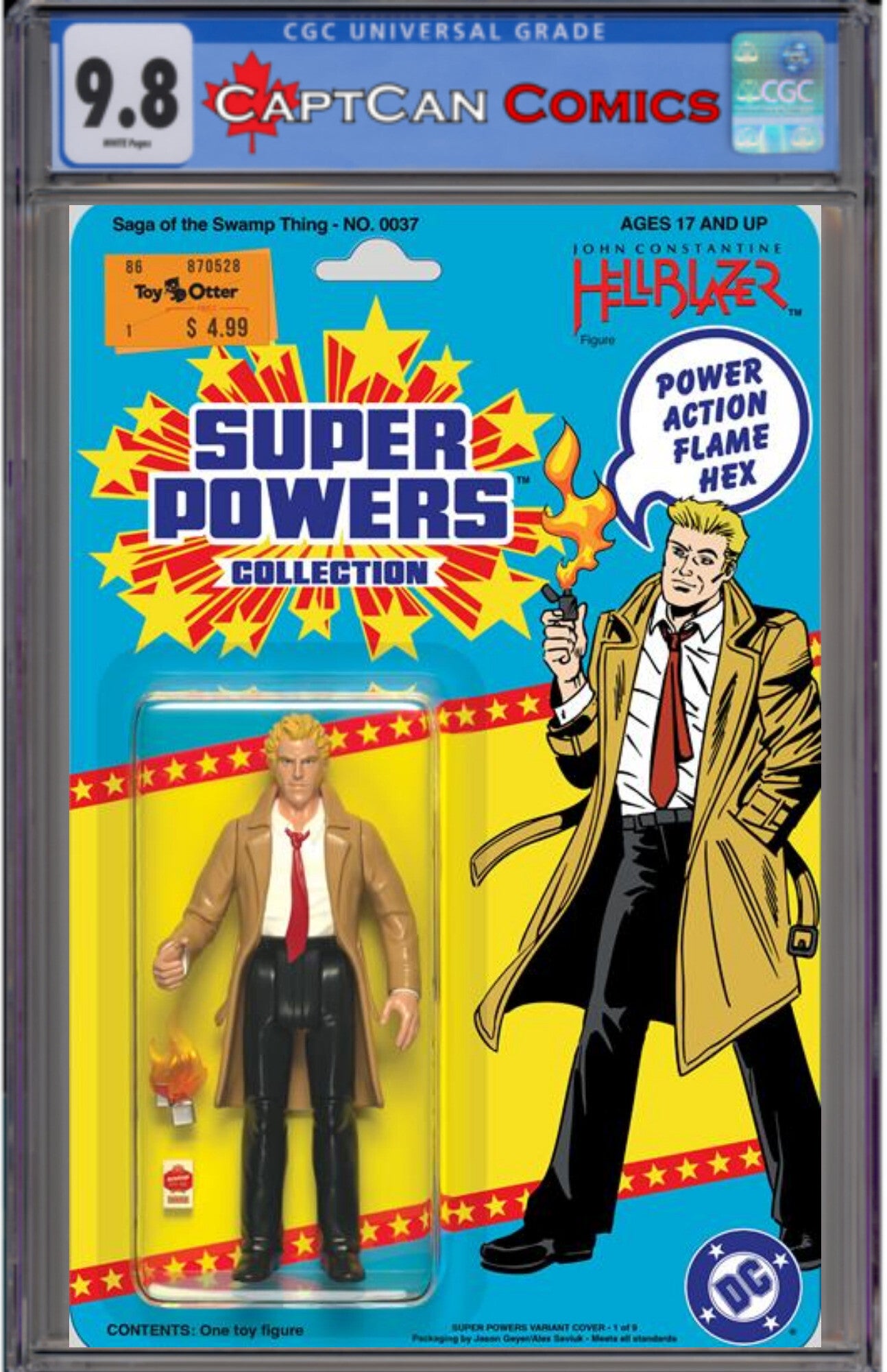 SAGA OF THE SWAMP THING #37 FACSIMILE EDITION CVR C SUPER POWERS CARD STOCK VAR (MR)